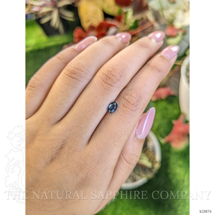 0.64 Ct. Greenish Blue Spinel from Ceylon (Sri Lanka)