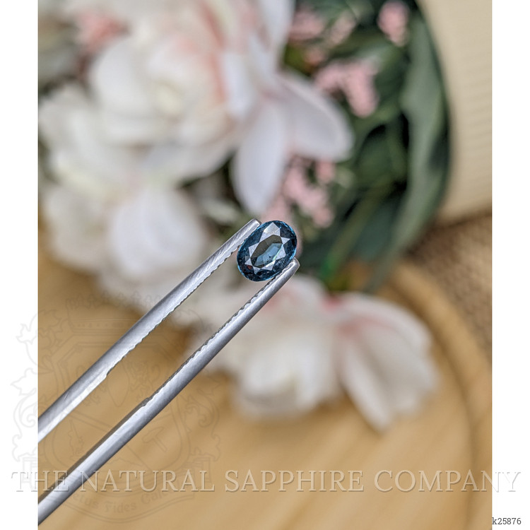 0.64 Ct. Greenish Blue Spinel from Ceylon (Sri Lanka)