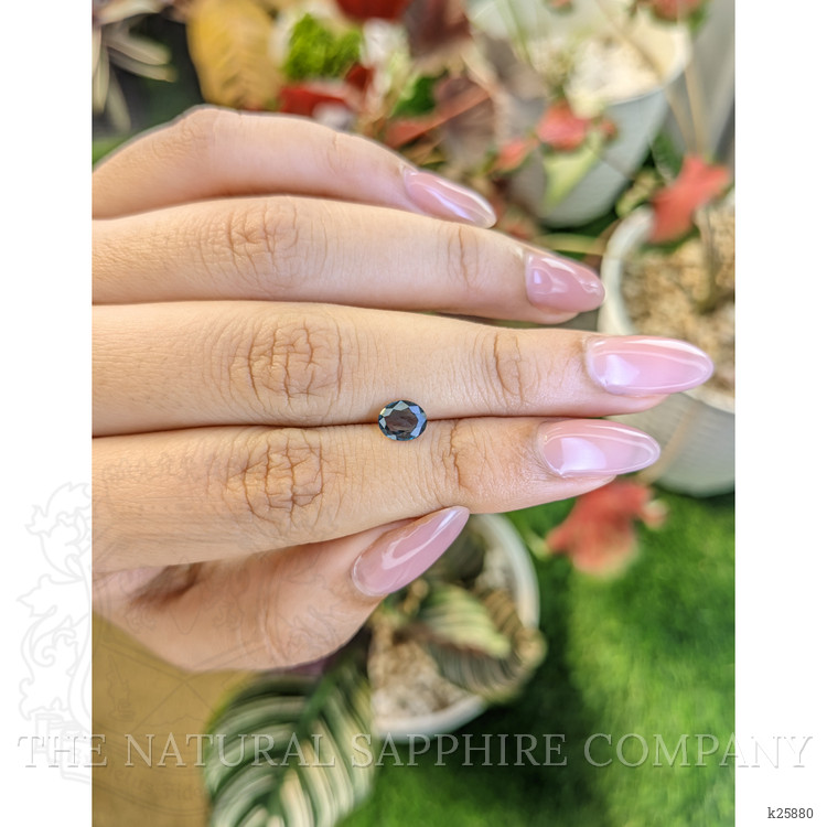 0.67 Ct. Greenish Blue Spinel from Ceylon (Sri Lanka)