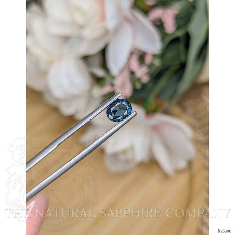 0.67 Ct. Greenish Blue Spinel from Ceylon (Sri Lanka)