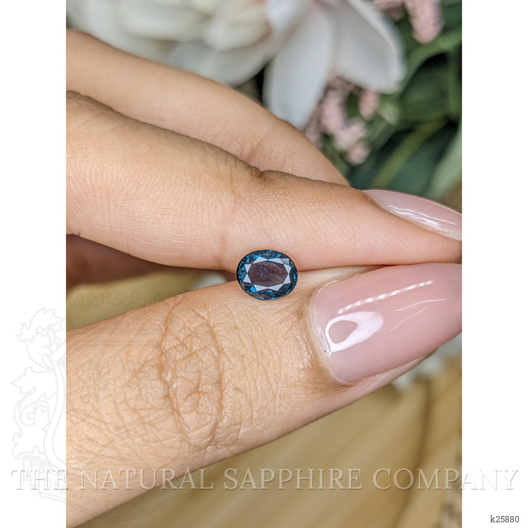 0.67 Ct. Greenish Blue Spinel from Ceylon (Sri Lanka)