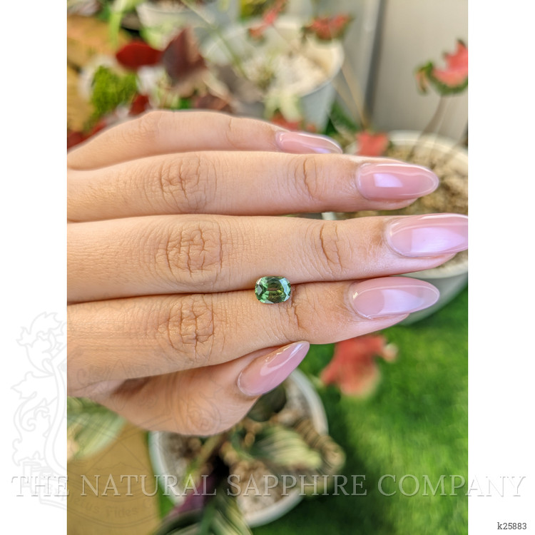 1.17 Ct. Green Zircon from Ceylon (Sri Lanka)