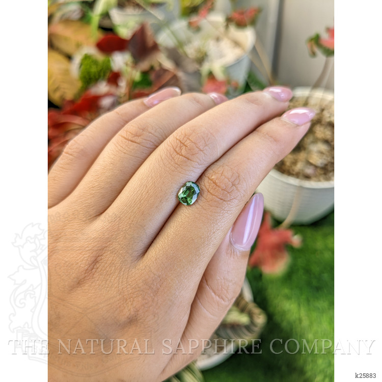 1.17 Ct. Green Zircon from Ceylon (Sri Lanka)