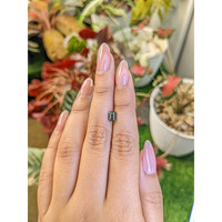 0.95 Ct. Green Zircon from Ceylon (Sri Lanka) Life Style