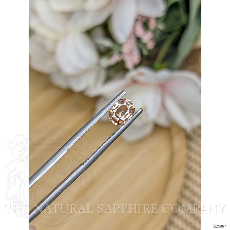1.12 Ct. Orangish Brown Zircon from Ceylon (Sri Lanka)