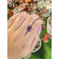 3.55 Ct. Pinkish Purple Spinel from Ceylon (Sri Lanka) Life Style