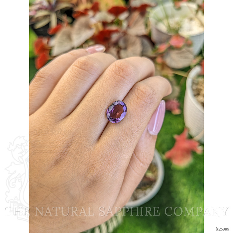 3.55 Ct. Pinkish Purple Spinel from Ceylon (Sri Lanka)