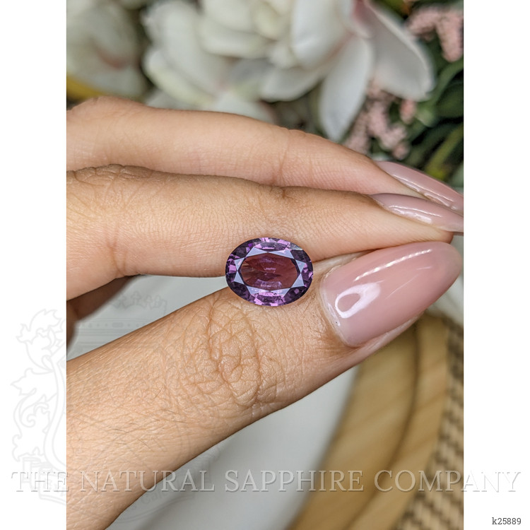 3.55 Ct. Pinkish Purple Spinel from Ceylon (Sri Lanka)