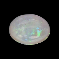 0.59 Ct. Cabochon White Opal from Australia Video