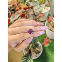 7.57 Ct. Pinkish Purple Rhodolite Garnet from Ceylon (Sri Lanka) Life Style