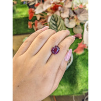 7.57 Ct. Pinkish Purple Rhodolite Garnet from Ceylon (Sri Lanka) Life Style