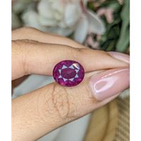 7.57 Ct. Pinkish Purple Rhodolite Garnet from Ceylon (Sri Lanka) Life Style