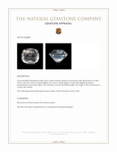 0.88 Ct. Rainbow Moonstone from Ceylon (Sri Lanka) Appraisal