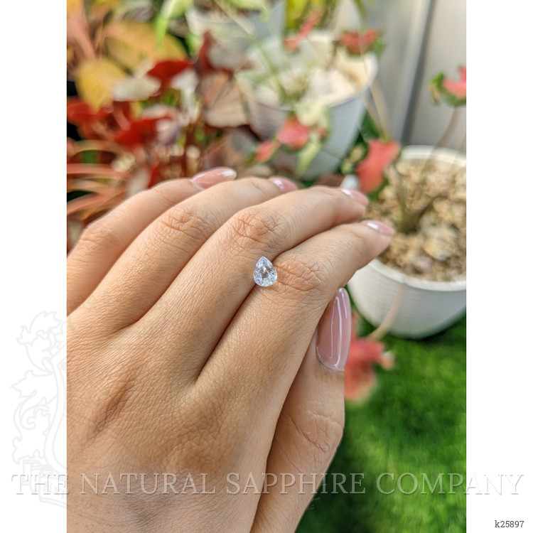 0.85 Ct. Blue Flash Moonstone from Ceylon (Sri Lanka)