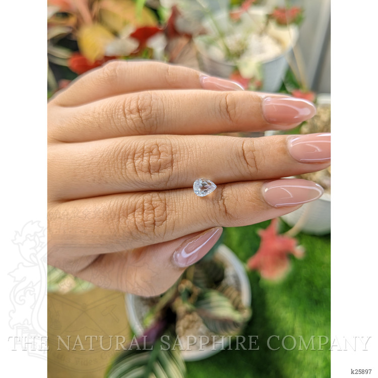 0.85 Ct. Blue Flash Moonstone from Ceylon (Sri Lanka)