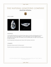 0.52 Ct. Rainbow Moonstone from Ceylon (Sri Lanka) Appraisal