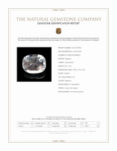 0.62 Ct. Rainbow Moonstone from Ceylon (Sri Lanka) Scan Report