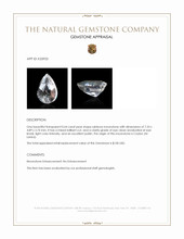 0.64 Ct. Rainbow Moonstone from Ceylon (Sri Lanka) Appraisal