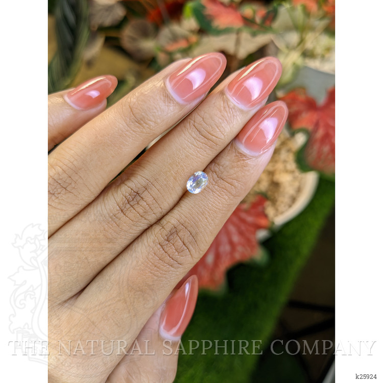0.71 Ct. Rainbow Moonstone from Ceylon (Sri Lanka)
