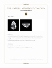 0.77 Ct. Rainbow Moonstone from Ceylon (Sri Lanka) Appraisal