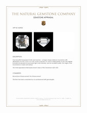 0.38 Ct. Rainbow Moonstone from Ceylon (Sri Lanka) Appraisal