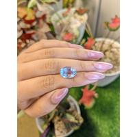 6.75 Ct. Blue Fluorite from Ceylon (Sri Lanka) Life Style