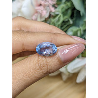 6.75 Ct. Blue Fluorite from Ceylon (Sri Lanka) Life Style