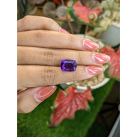 7.40 Ct. Purple Amethyst from Brazil Life Style
