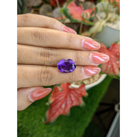 8.52 Ct. Purple Amethyst from Brazil Life Style