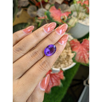 8.52 Ct. Purple Amethyst from Brazil Life Style