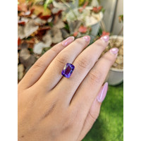 5.14 Ct. Purple Amethyst from Brazil Life Style
