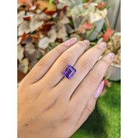 4.75 Ct. Purple Amethyst from Brazil Life Style