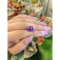 4.75 Ct. Purple Amethyst from Brazil Life Style