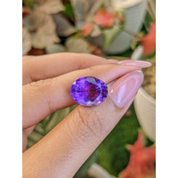9.57 Ct. Purple Amethyst from Brazil Life Style