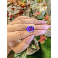 9.57 Ct. Purple Amethyst from Brazil Life Style
