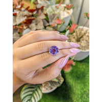 6.83 Ct. Purple Amethyst from Brazil Life Style