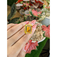 19.12 Ct. Orangish Yellow Citrine from Ceylon (Sri Lanka) Life Style