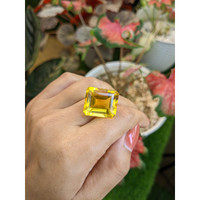 28.78 Ct. Yellow Citrine from Ceylon (Sri Lanka) Life Style
