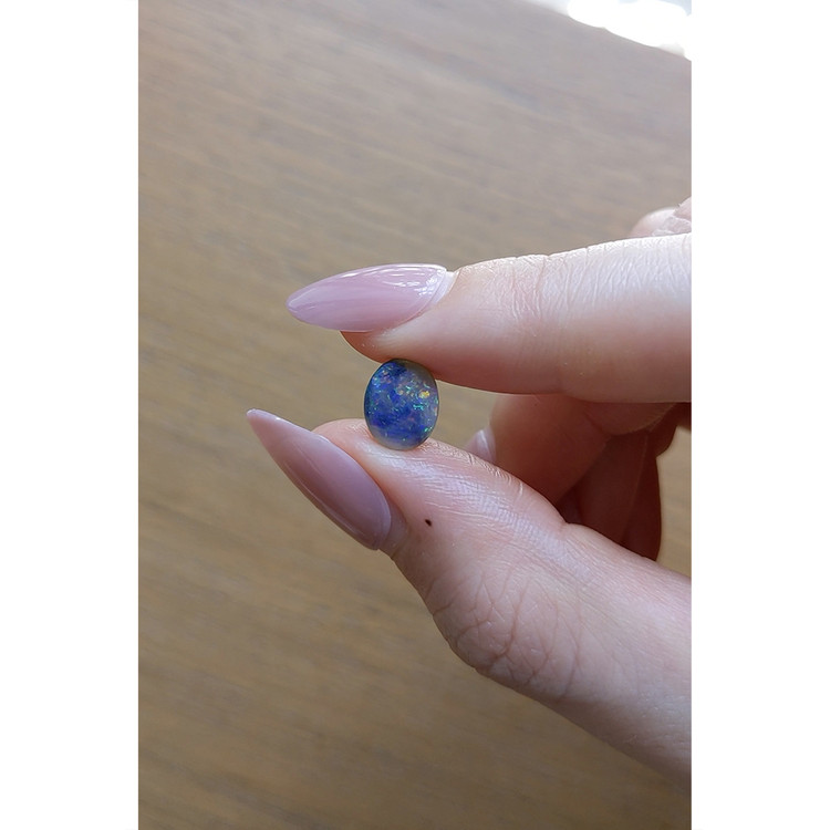 1.10 Ct. Semi-Black Opal from Brazil