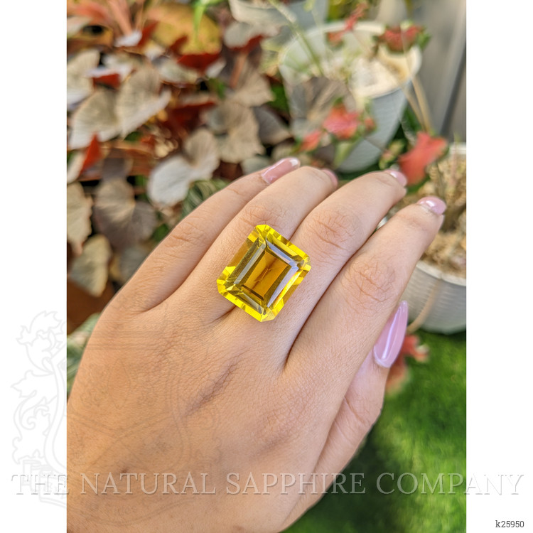 25.77 Ct. Yellowish Orange Citrine from Ceylon (Sri Lanka)