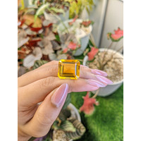 24.73 Ct. Yellow Citrine from Ceylon (Sri Lanka) Life Style
