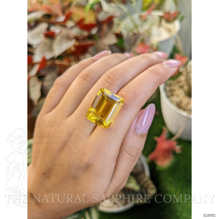 24.75 Ct. Yellow Citrine from Ceylon (Sri Lanka)