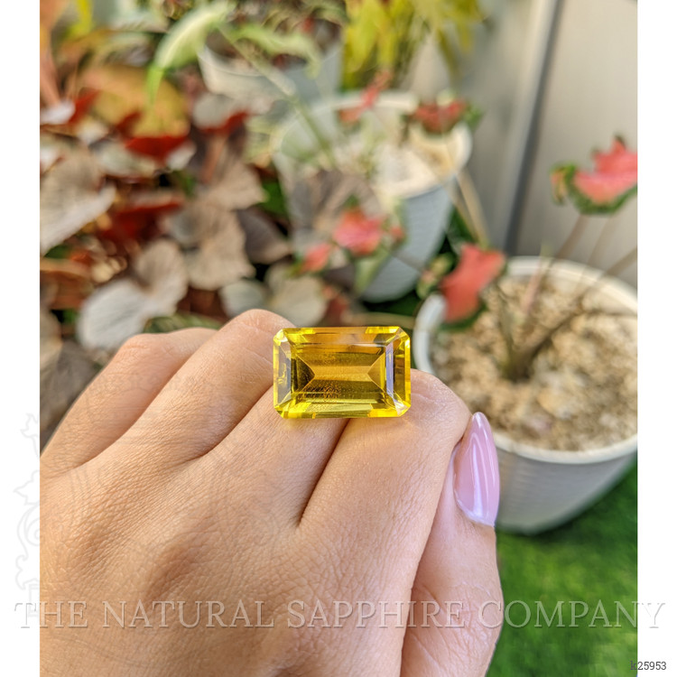 25.94 Ct. Yellow Citrine from Ceylon (Sri Lanka)