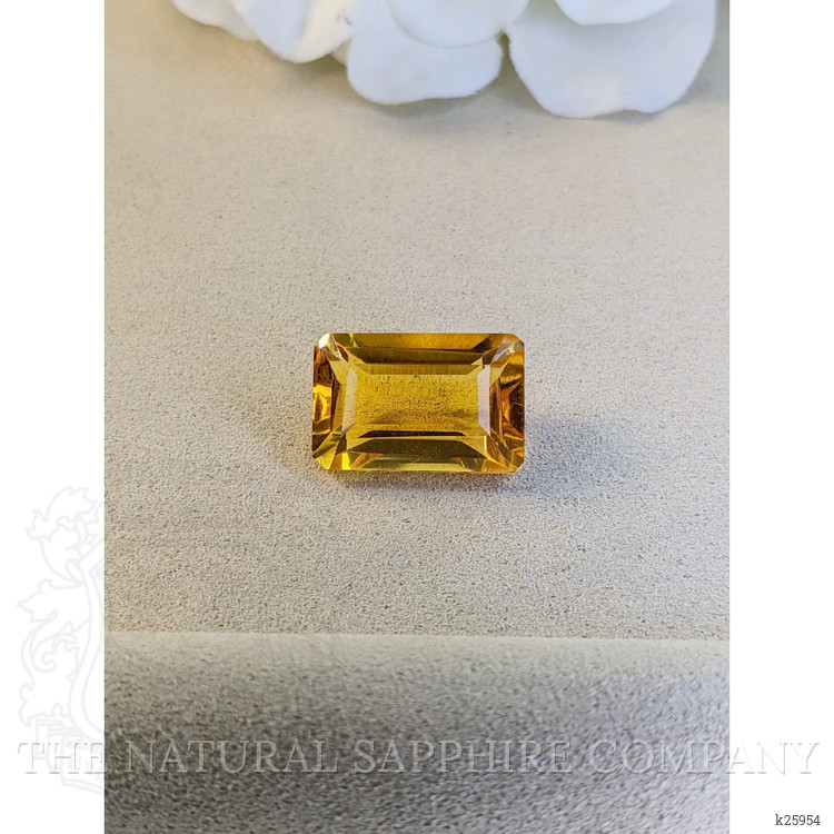 21.48 Ct. Yellowish Orange Citrine from Ceylon (Sri Lanka)