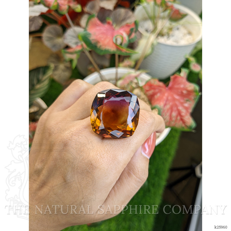 80.23 Ct. Bi Color Ametrine from Ceylon (Sri Lanka)