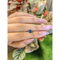 1.21 Ct. Greenish Blue Spinel from Ceylon (Sri Lanka) Life Style