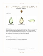 0.58 Ct. Alexandrite from Ceylon (Sri Lanka) Appraisal