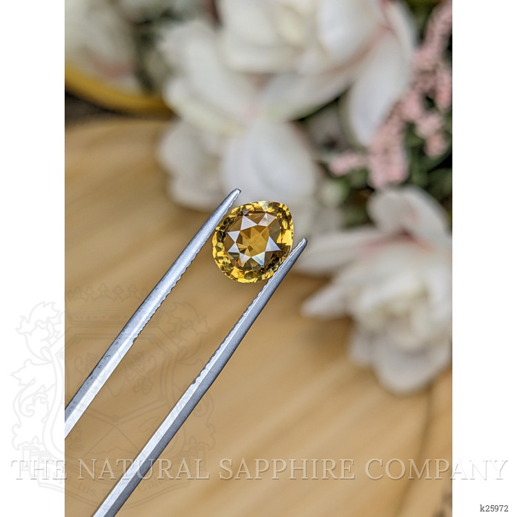 2.50 Ct. Golden Brown Sinhalite from Ceylon (Sri Lanka)