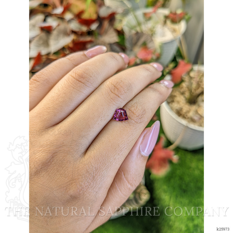 1.25 Ct. Reddish Pink Almandine Garnet from Ceylon (Sri Lanka)
