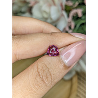 1.25 Ct. Reddish Pink Almandine Garnet from Ceylon (Sri Lanka) Life Style